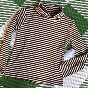 Brown stripe new generation turtleneck lon…